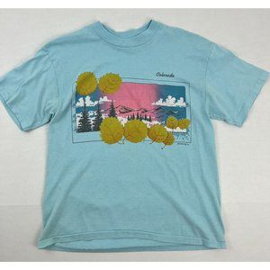 Vintage Colorado Tee with Nature Print